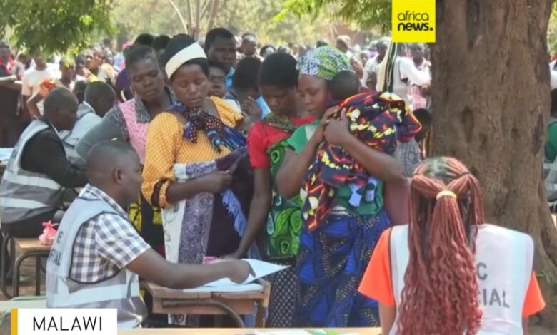 Contagem de votos em andamento na eleição presidencial do Malawi