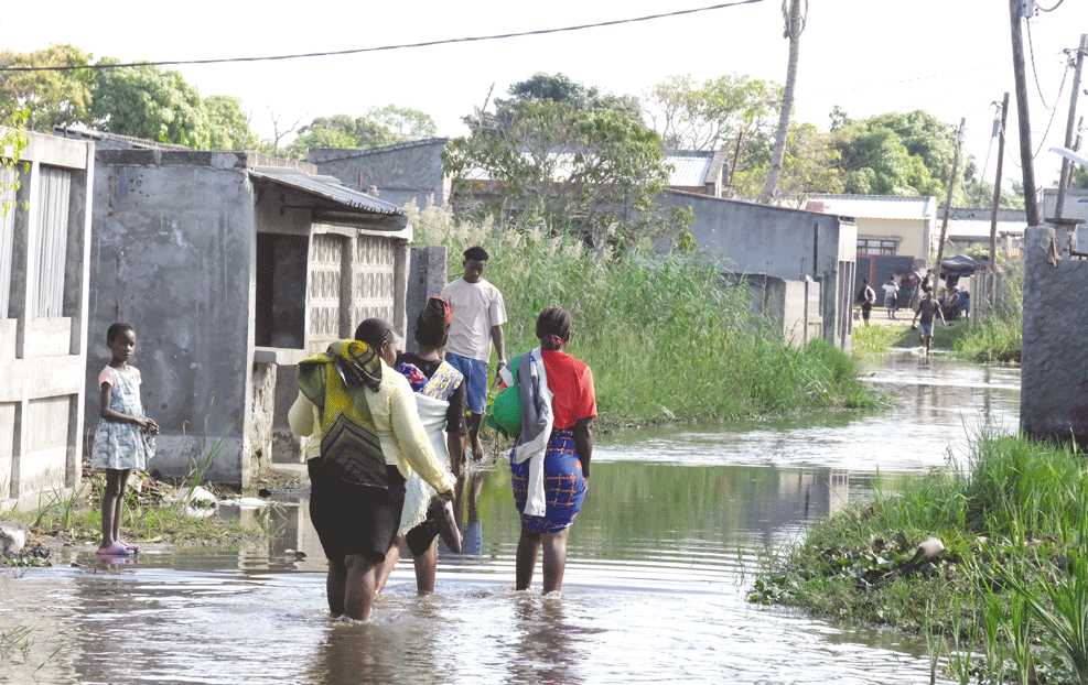 PROVÍNCIA DE MAPUTO: 172 mil pessoas podem ser afectadas pelas chuvas
