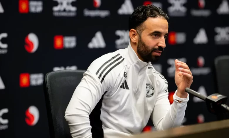 Ruben Amorim anuncia várias baixas para a visita do United ao Brentford