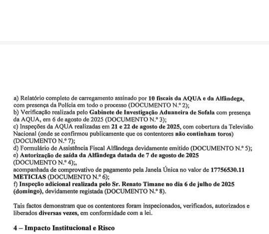 SAFI Timber receia falsificação de documentos da AQUA para uma nova fiscalização  