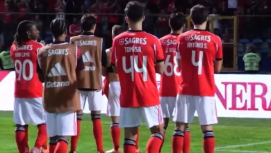 Benfica venceu na Taça e esta foi a reação dos adeptos em Chaves