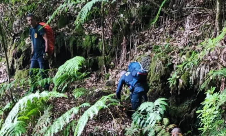 Casal de franceses socorrido na serra da Madeira. Estiveram 18h perdidos