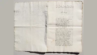 Descoberto manuscrito inédito com poema de diplomata português