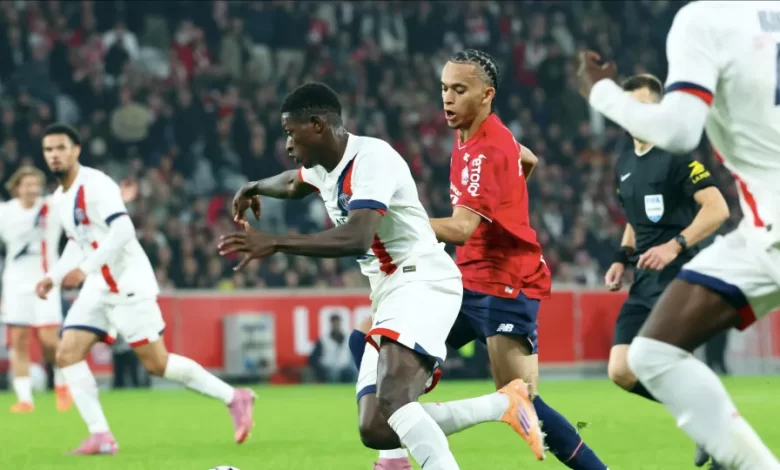 Golaço de Nuno Mendes e 'traição' de Mbappé no empate do PSG em Lille