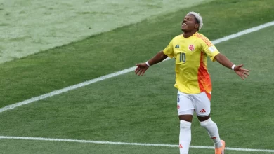 Golo de Perea, do AVS, dá medalha de bronze à Colômbia frente à França