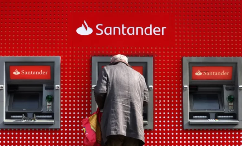 Grupo Santander aumenta lucros em 11% até setembro para 10.337 milhões