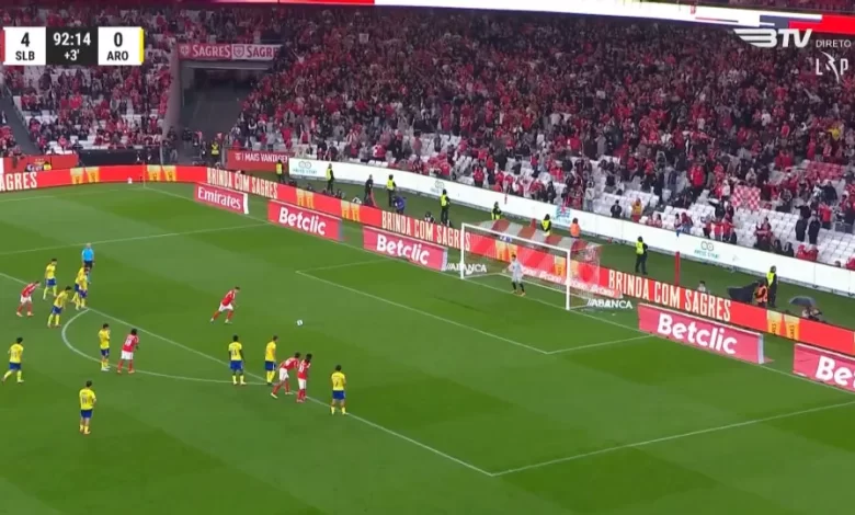 Ivanovic fechou o Benfica-Arouca na sequência de uma grande penalidade