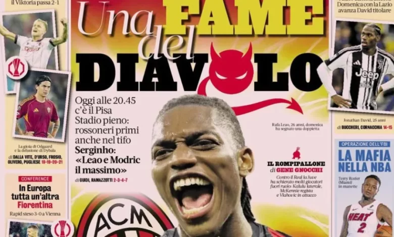Lá fora: Rafael Leão centra atenções e Nottingham sorri (contra FC Porto)