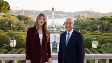 Marcelo recebeu a infanta Sofía no Palácio de Belém. E há fotos