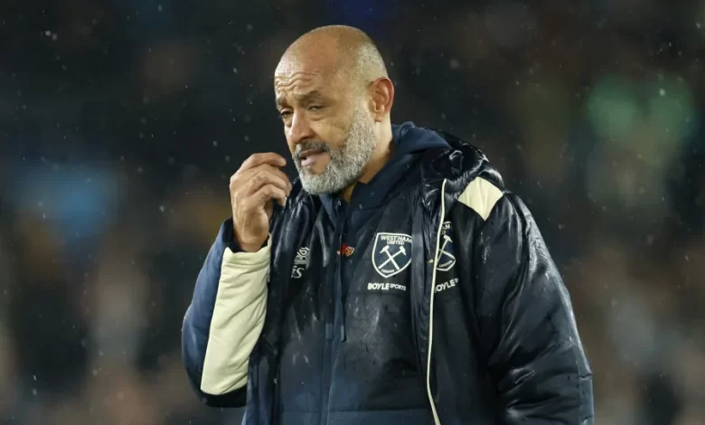 Nuno Espírito Santo não esconde preocupação no West Ham