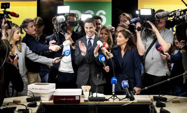 Partido liberal progressista D66 toma dianteira nas eleições neerlandesas