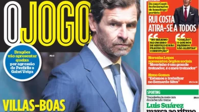 Por cá: Villas-Boas 'ataca' rivais e Rui Costa responde na mesma moeda