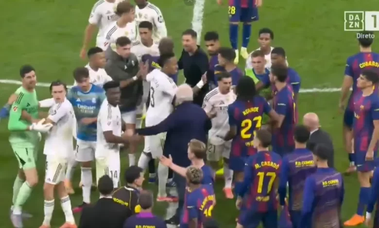 Vinícius Júnior provocou o 'caos' no Real Madrid-Barcelona