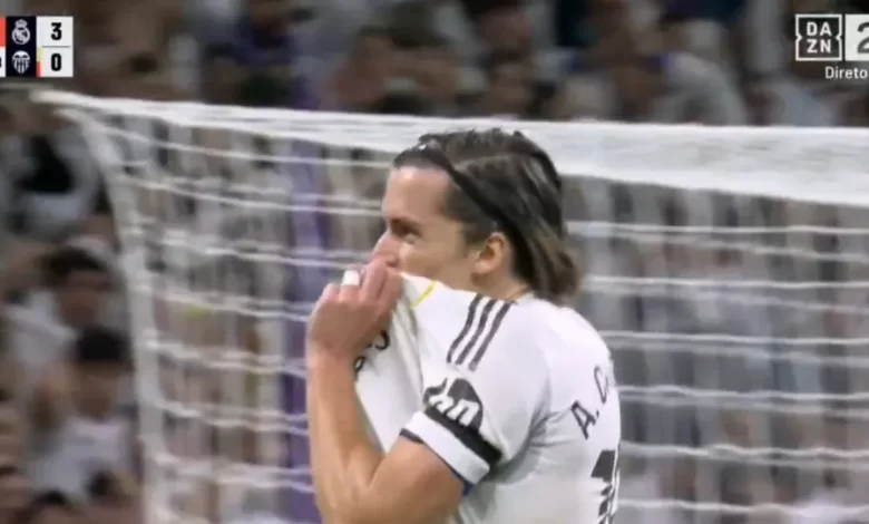'Ui, ui'. Carreras 'faturou' assim pela primeira vez no Real Madrid