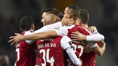 Amorim fez história pelo Sporting de Braga com este onze no Dragão