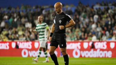 Árbitro português Luís Godinho apita jogo entre Países Baixos e Lituânia