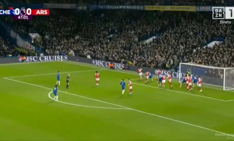 Chalobah fez da 'batata' força e abriu o marcador no Chelsea-Arsenal
