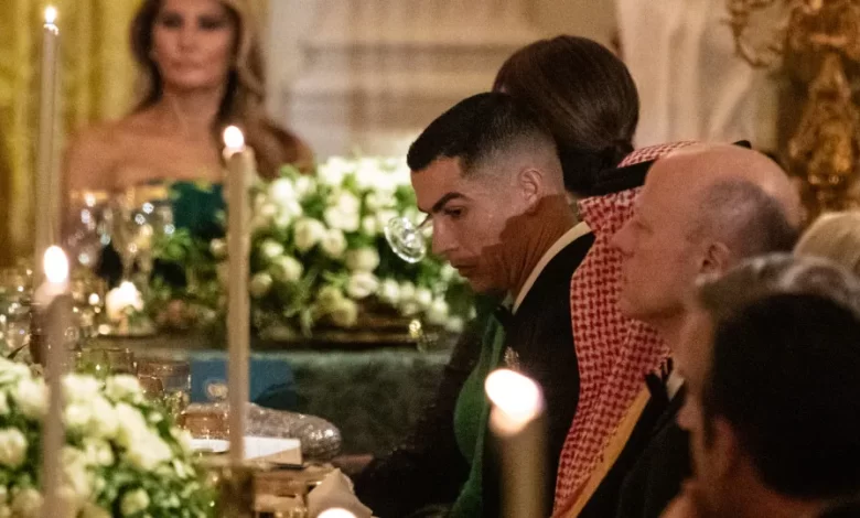 Cristiano Ronaldo janta com Donald Trump na Casa Branca