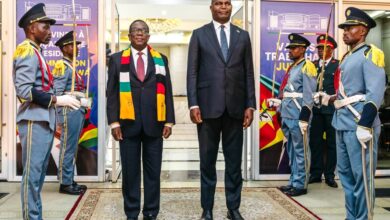 Emmerson Mnangagwa visita Moçambique