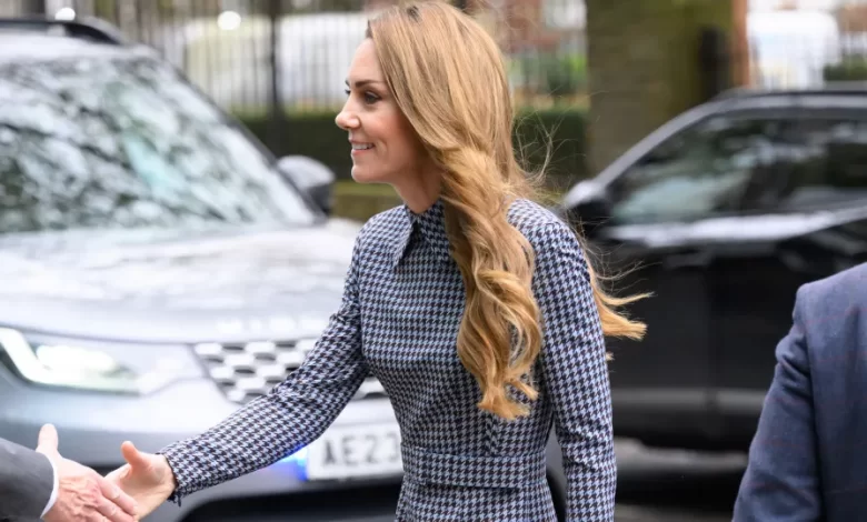 Fotos. Kate Middleton surpreende com vestido reciclado e carteira da moda
