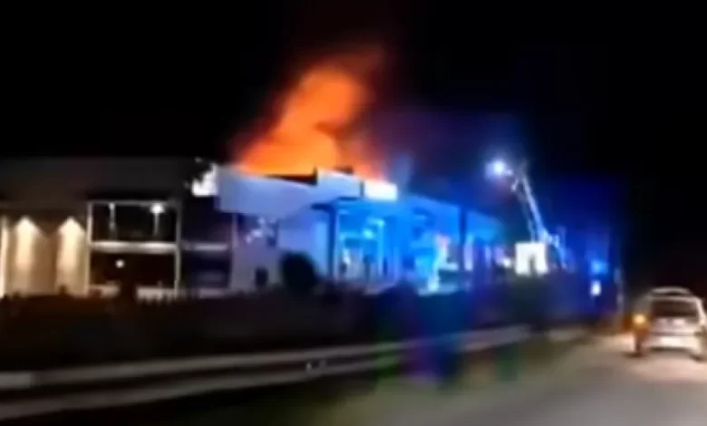 Incêndio consome armazém em Barcelos. Não há feridos
