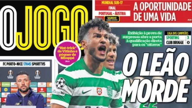 Por cá: Leão morde chocolate belga e FC Porto quer acertar contas