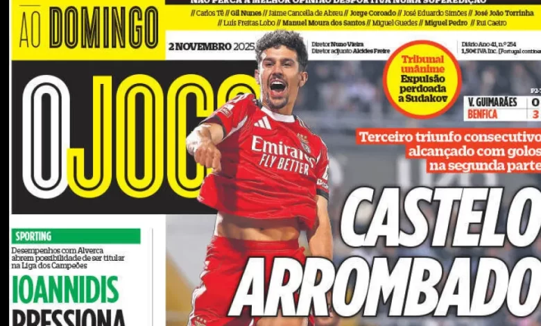 Por cá: "Castelo arrombado" por Mourinho e coroa para Pote