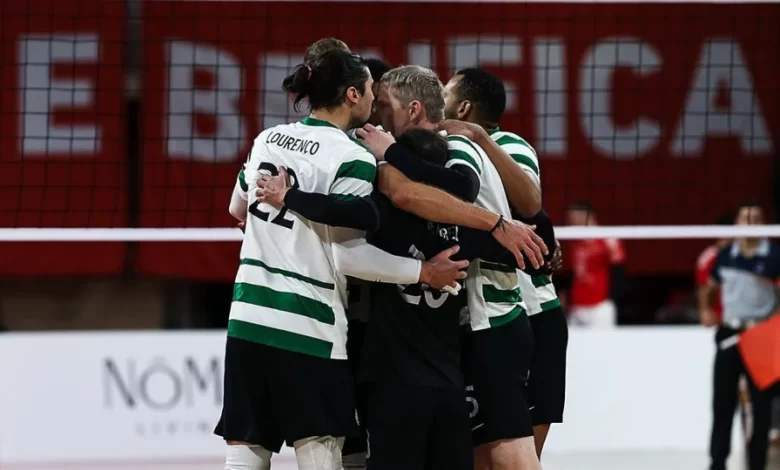 Sporting volta a 'domar' a águia na Luz e vence Benfica no voleibol