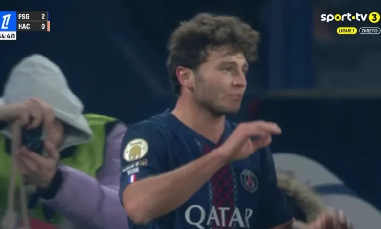 Tomou-lhe o gosto. O golo (mais um) de João Neves na vitória do PSG