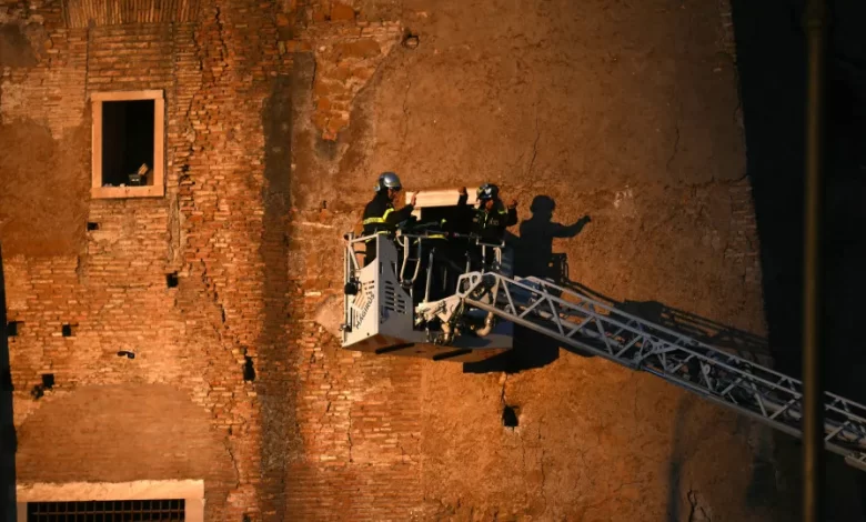 "Operação longa". Continuam trabalhos para resgatar trabalhador em Roma