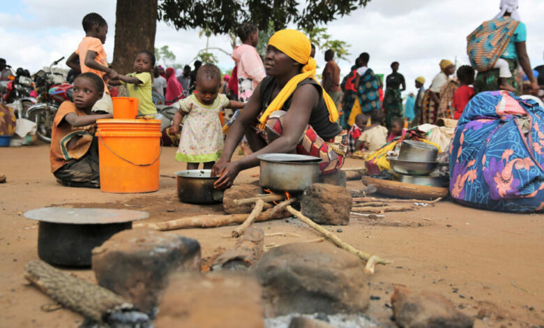 AS VÍTIMAS DE TERRORISMO EM NAMPULA: Tzu Chi Moçambique doa 80 toneladas de alimentos e vestuário