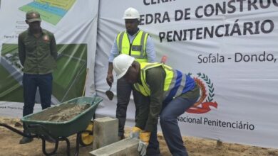 Arrancam obras da penitenciária de Dondo