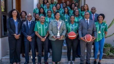 DE BASQUETEBOL: Primeira-Dama felicita equipa feminina do Ferroviário de Maputo