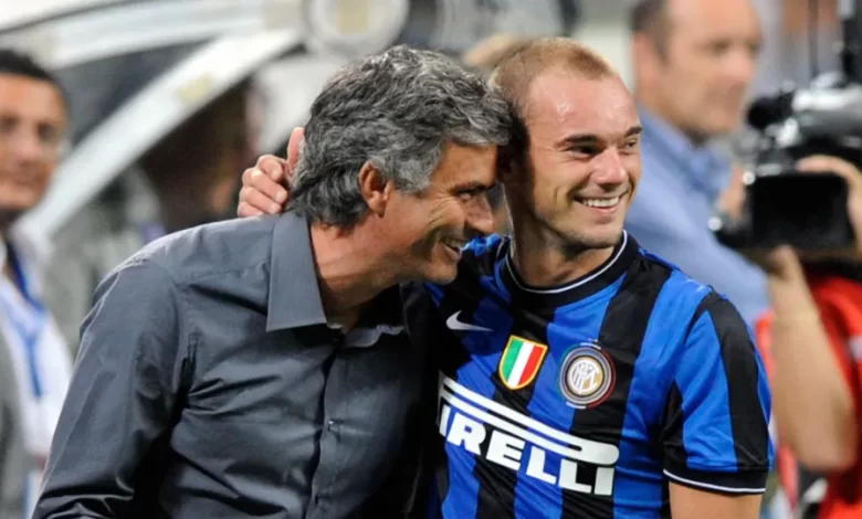 Gesto de Mourinho emocionou Sneijder: "Tinha o filho nos Países Baixos…"