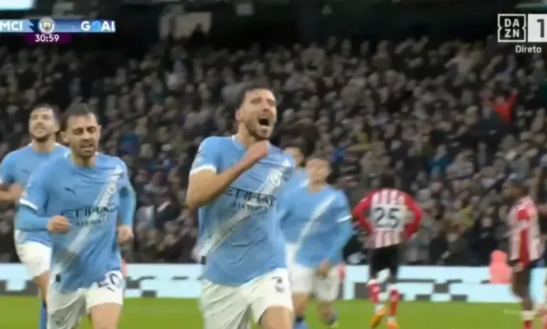 Para ver e rever. Rúben Dias inventou este golaço de fora da área