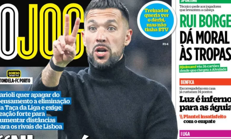Por cá: O aviso de Farioli ao FC Porto. Sporting e Benfica confiantes