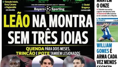 Por cá: Sporting ativa "SOS" em dia de Liga dos Campeões