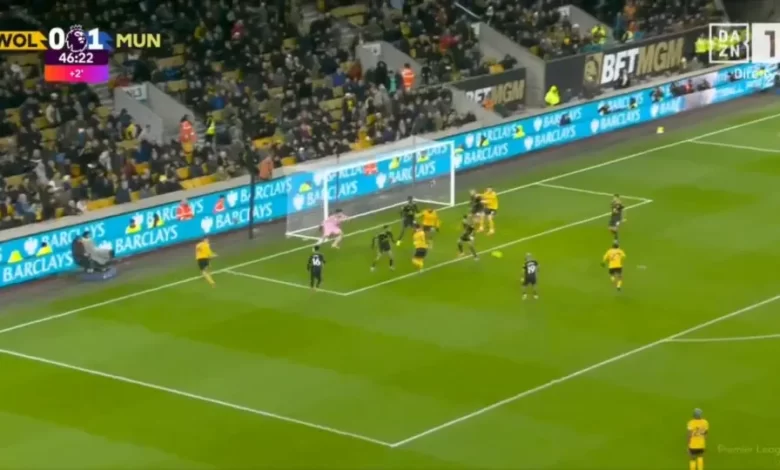 Toti Gomes inicia jogada do empate do Wolves na receção ao United