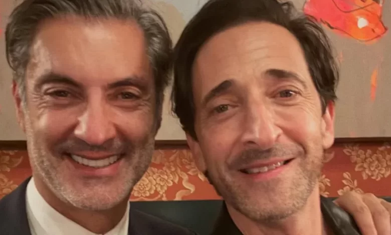 Vítor Baía jantou com Adrien Brody. "Um verdadeiro prazer"