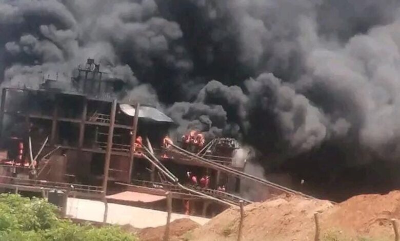 Gaza: Areias pesadas de Chibuto com prejuízos acima de 10 milhões de dólares após o incêndio