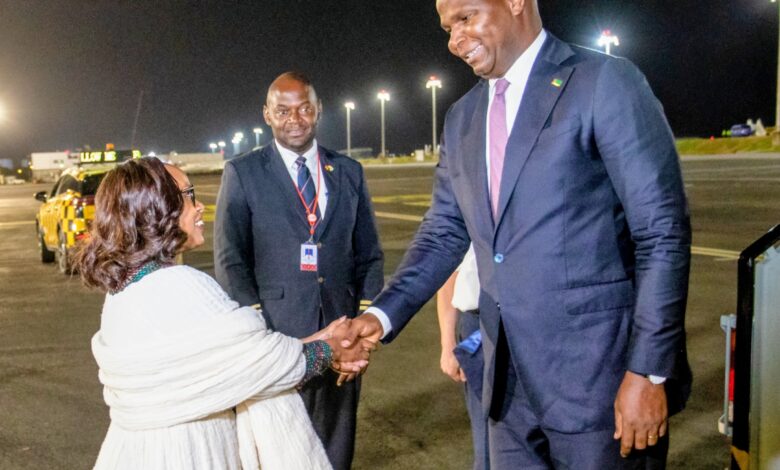 NA ETIÓPIA: Chapo reúne-se com presidente da Comissão da União Africana