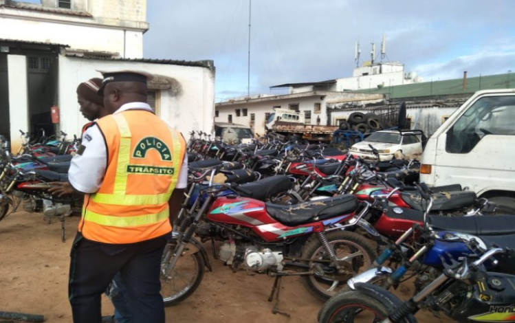 Apreendidas motorizadas usadas no transporte de droga