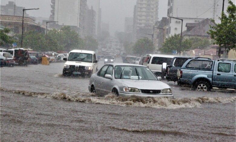 INAM prevê continuação de chuva em diversas províncias