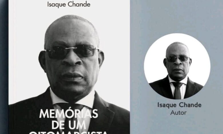 Isaque Chande lança “Memórias de um Oitomarcista” esta quinta-feira