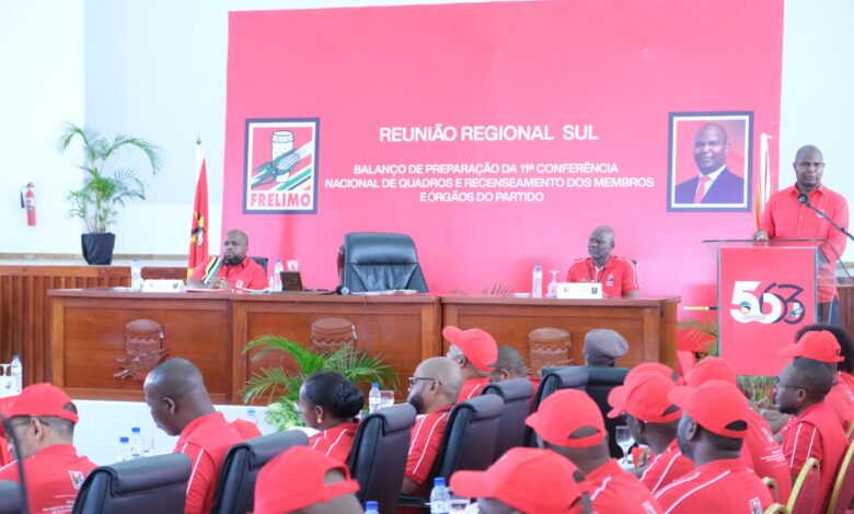 Chapo reitera coesão no seio da FRELIMO
