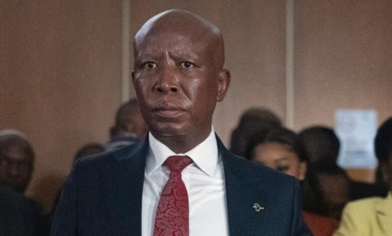 Malema denuncia preconceito racial na marcação da sua sentença