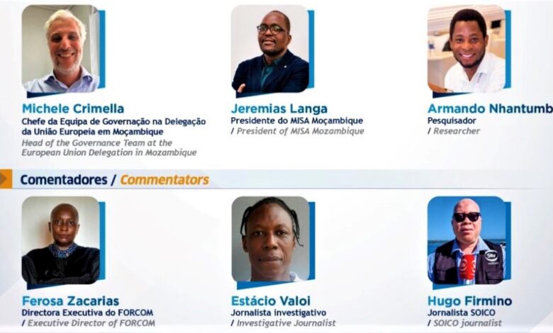 Webinar sobre Liberdade de Imprensa em Moçambique