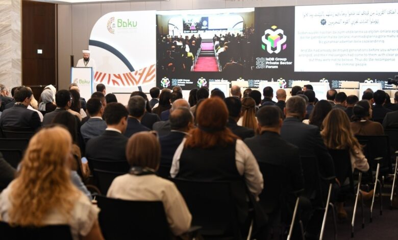 País na reunião do Banco Islâmico de Desenvolvimento em Baku