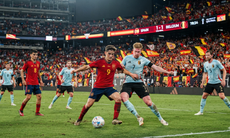 Espanha e Bélgica medem forças nos quartos-de-final do Mundial da FIFA-2026