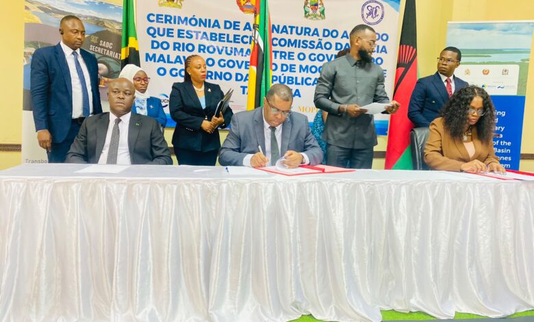 Moçambique, Malawi e Tanzania acordam gestão conjunta da bacia do Rovuma